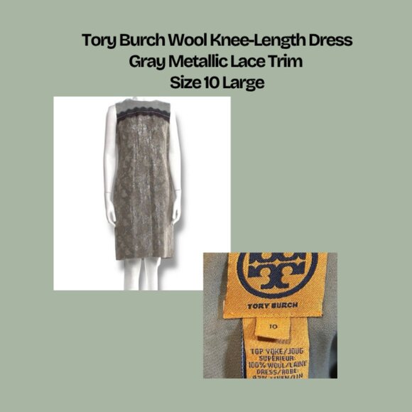 Tory Burch 3-Piece Designer Wholesale Lot | Dress 10, Pants 10, Flats 8.5 - Picture 4 of 4